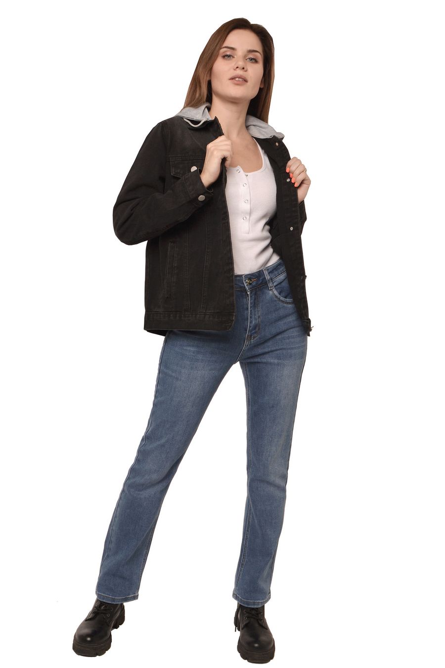 Жакет женский (джинсовка) LRZBS 2156 - фото 3