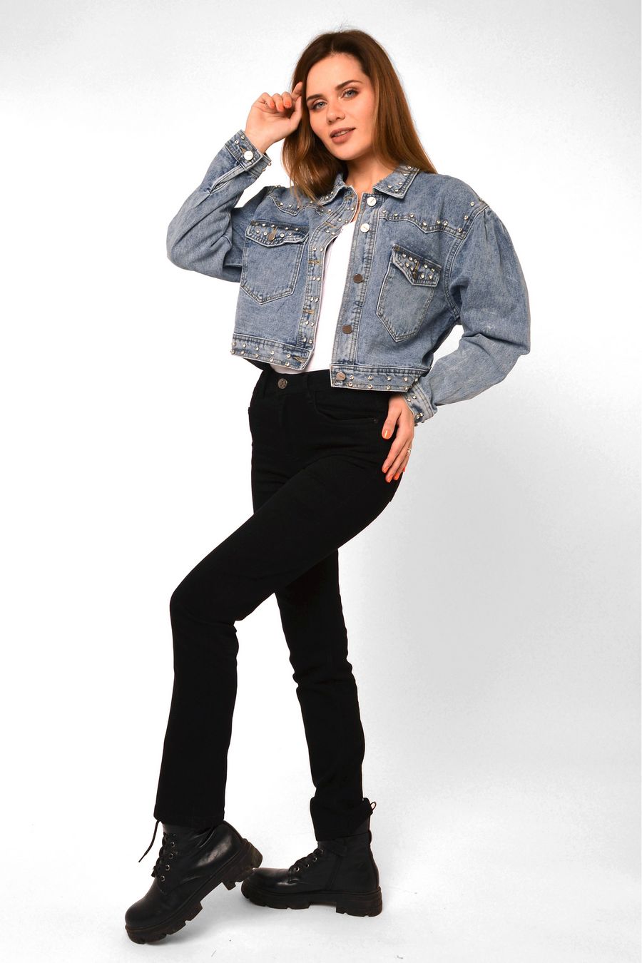 Жакет женский (джинсовка) LRZBS 220 - фото 4