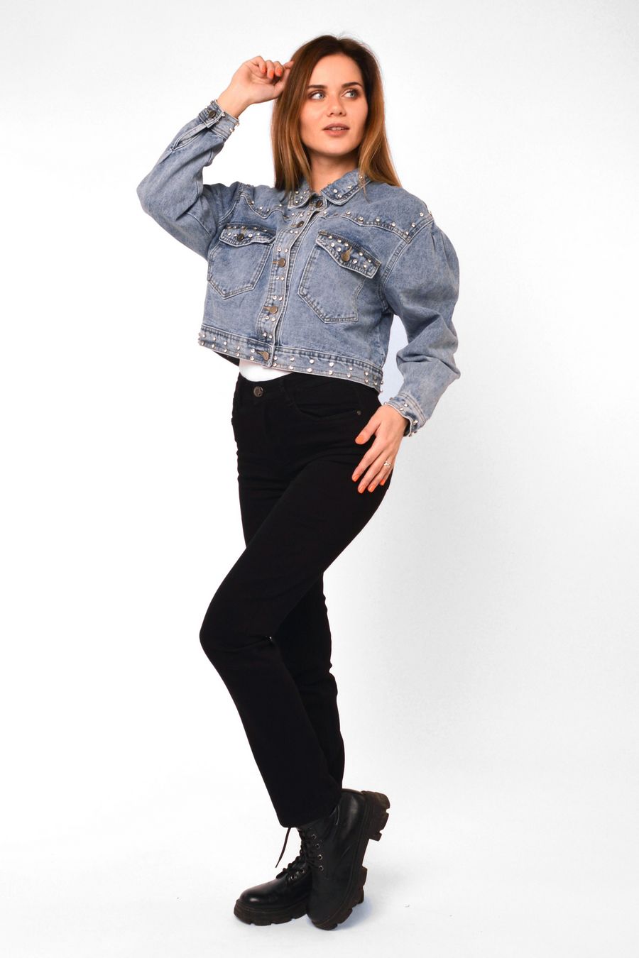 Жакет женский (джинсовка) LRZBS 220 - фото 5