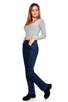 Утепленные женские джинсы V&K 952
