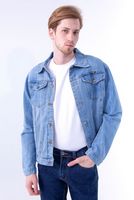 Мужская джинсовая куртка Luxury Vision V8202-1
