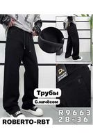Утепленные мужские джинсы Roberto R9663